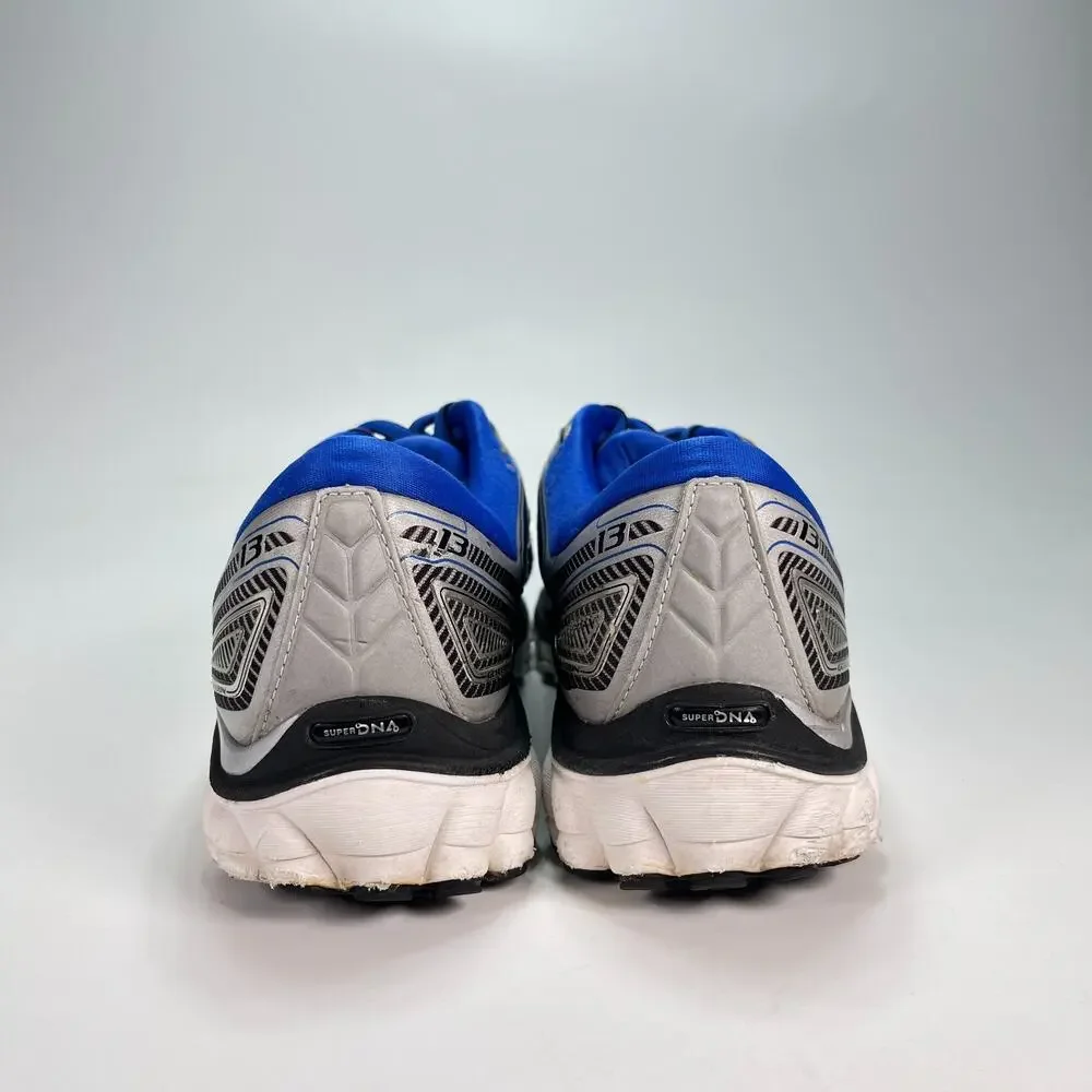 Brooks Glycerin 13 Blue Silver Athletic Neutral Running Shoes Men's Size 10.5 - Picture 5 of 12